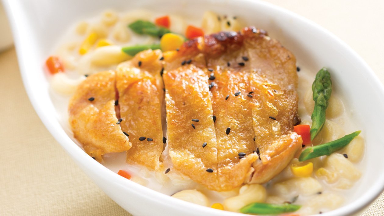 烤雞扒芝士湯通粉 – 食譜詳情