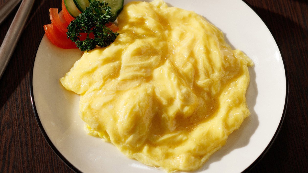 鮮雞汁炒滑蛋 – 食譜詳情